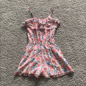 Abercrombie kids floral romper